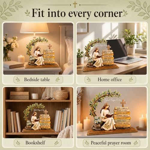 God Says I Am Christian Table Decor, Christian Gifts for Women