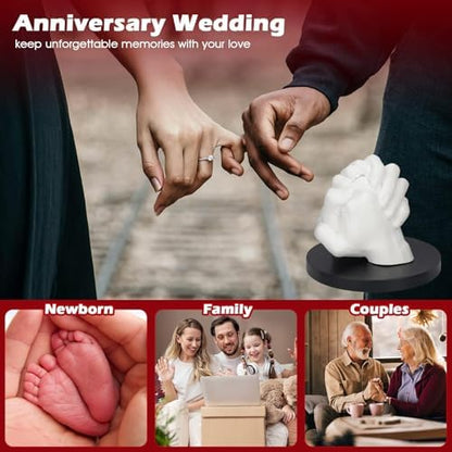 LTDSOAR Hand Casting Kit for Couples & Family with Practice Kit with