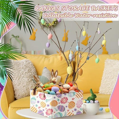 Boao Large Basket Collapsible Storage Bins Cute Fabric Storage Basket
