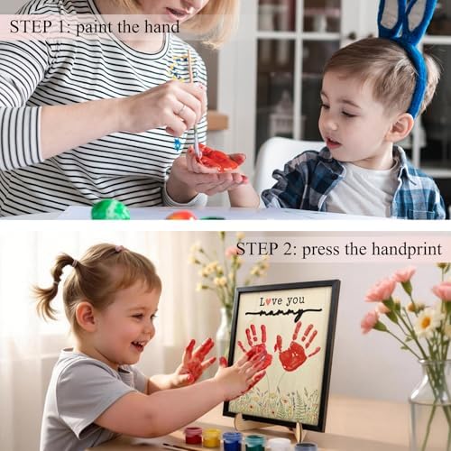 FONDCANYON Mammy Mother's Day Handprint Kit, Mom Mother's Day Birthday