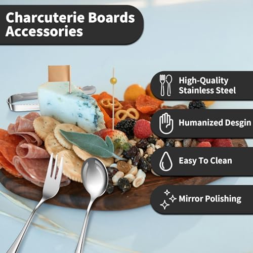 Charcuterie Boards Accessories(29 PCS) Cheese Spreaders for