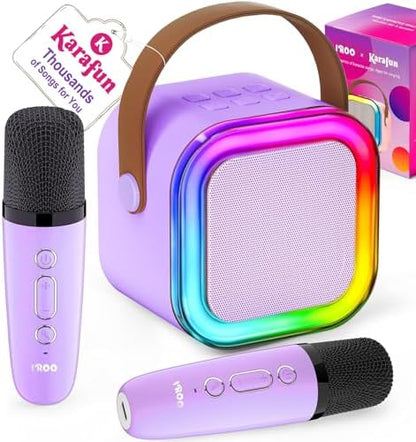 IROO Mini Karaoke Machine for Kids, Birthday Gifts Toys for Girls Ages