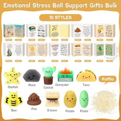 30 Sets Appreciation Gifts for Coworkers Employees Staff Mixed 10