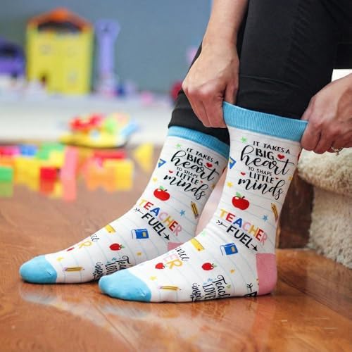 Teacher Appreciation Gifts - Fun Teacher Socks For Women And Men