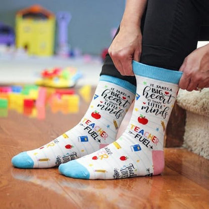 Teacher Appreciation Gifts - Fun Teacher Socks For Women And Men