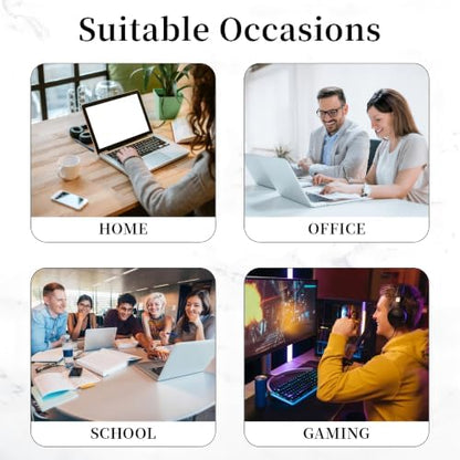 Hancynir 2Pcs Dumpster on Fire Mouse Pad, Funny Mousepad for Desk