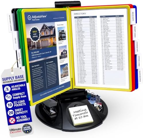 Ultimate Office AdjustaView Supply Base Desk Reference Display