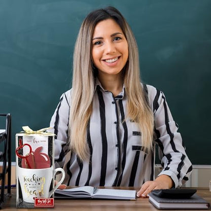 VOTUM Teacher Appreciation Gift for Women or Men - Bundle Includes