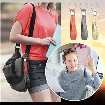 Nosiny 30 Pcs Keychain Appreciation Gift Bulk for Employee Coworker