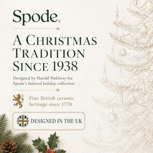 Spode Christmas Tree 9 Oz Gravy Boat & Stand - Set of 2