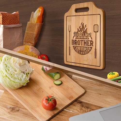 Brother Gifts for Brother Gifts Adult- Engraved Cutting Board