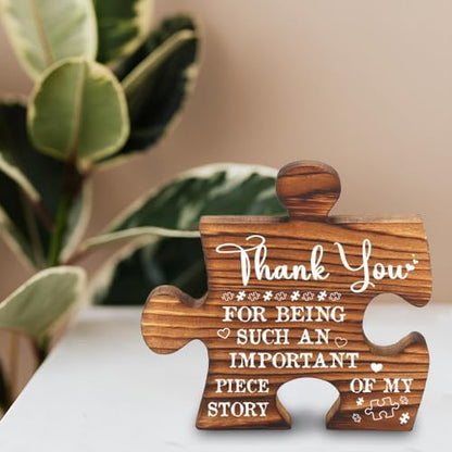 Thank You Teacher Desk Decor Plaque,Teacher Appreciation Puzzle Sign