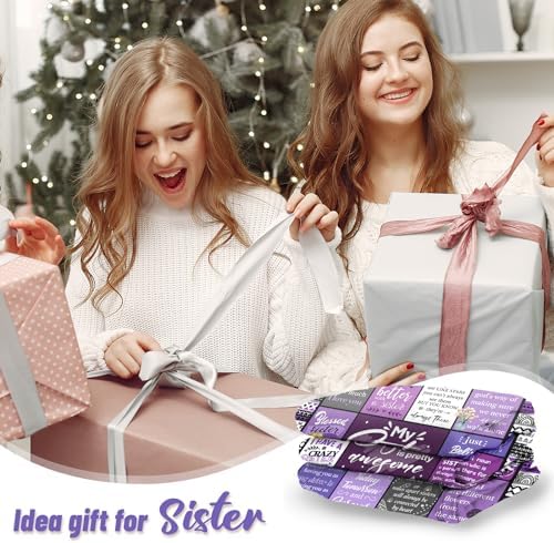 Sister Gifts Blanket, Happy Birthday Gifts for Sister, Unique Gift for