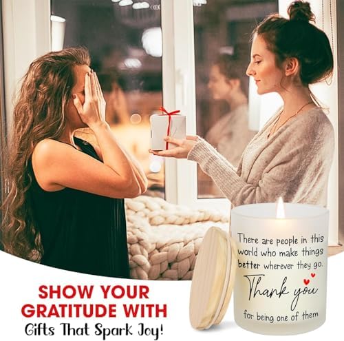 OASSIE Christmas Thank You Gifts for Women - Vanilla Lavender Candle