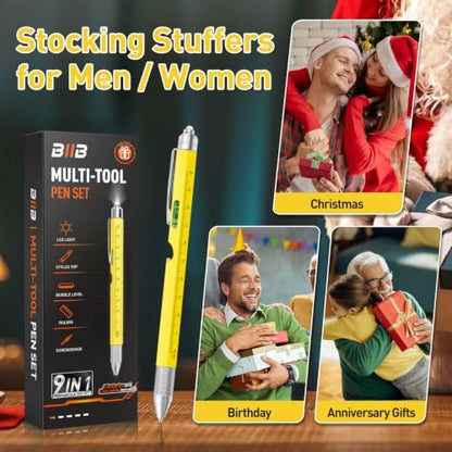 BIIB Stocking Stuffers for Men Adults, Gifts for Men 9-in-1 Multitool