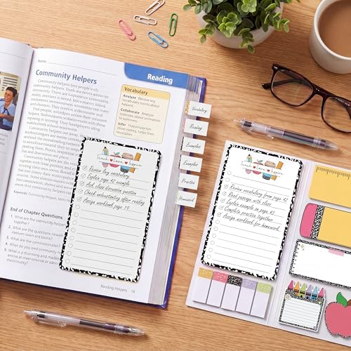BEAWART Teacher Sticky Notes Set, Composition Classroom Appreciation