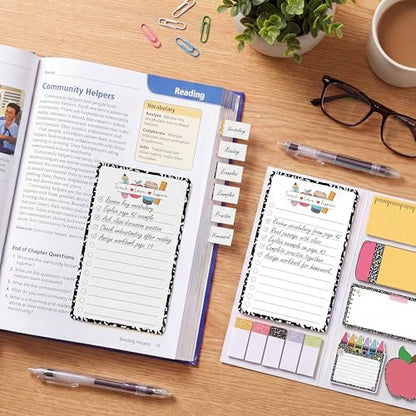 BEAWART Teacher Sticky Notes Set, Composition Classroom Appreciation