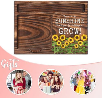 Teacher Thank You Gift Desk Organizer, Encouragement Appreciation Gift