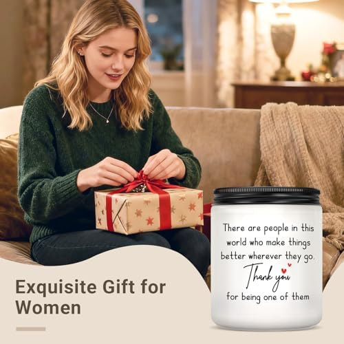 Thank You Gifts for Women, Inspirational Birthday Candle Gift for