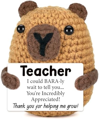 Teacher Gifts for Men Women, Halloween Capybara Teacher Gifts from