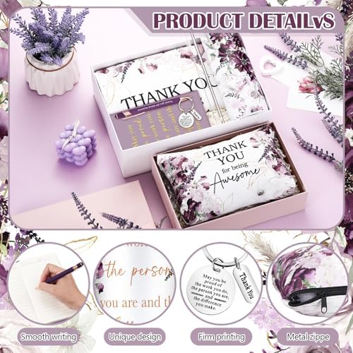 Wiwiqing 6 Pcs Employee Appreciation Gifts for Women, Elegant Style