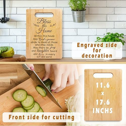 House Warming Gifts New Home Women, Bless this Home Cutting Board