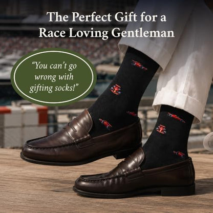 The Formula Fanatic Socks - Funny Racing Men's Socks - Car Guy Gift