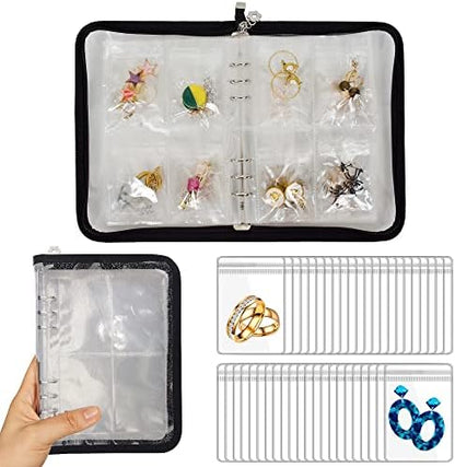 Earring Organizer Case Travel Jewelry Organizer Transparent Jewelry