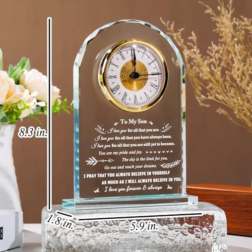 YWHL Meaningful to My Son Gifts from Mom Dad, Birthday Gifts for Adult