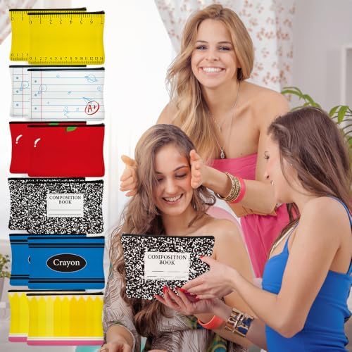 12 Pcs Makeup Bags for Teacher Survival Kit, Teacher Appreciation