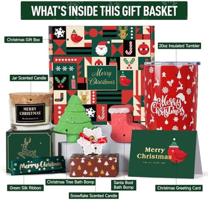 Christmas Gifts for Women – Xmas Relaxing Spa Scented Candle Insulated