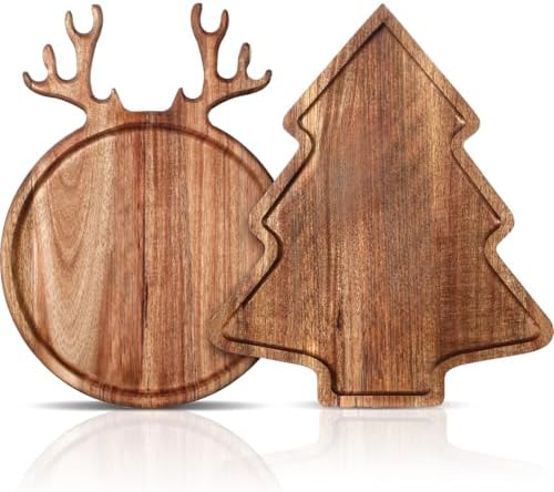 Umigy Christmas Charcuterie Board Wood Cutting Board