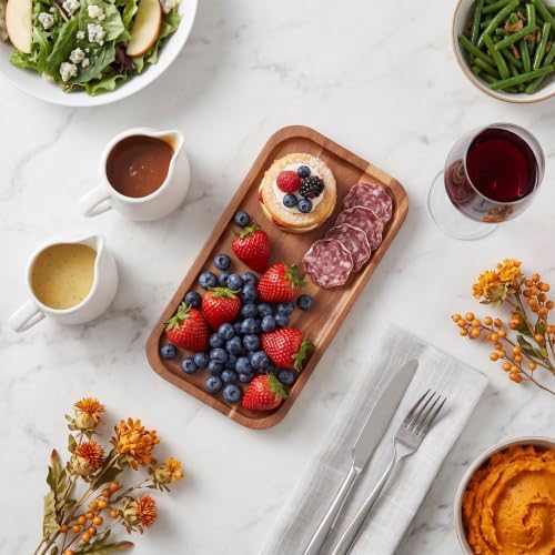 Small Wooden Tray and Platter, Mini Charcuterie Boards, 10"x5.5"