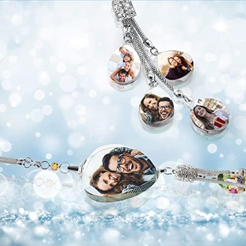 Personalized Photo Crystal Pendant for Car Home Hanging Ornaments