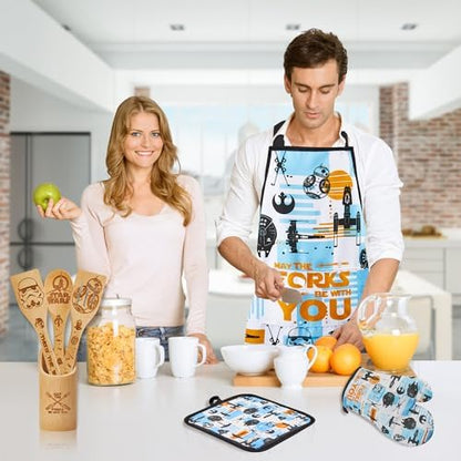 Star Gifts for Women,Home Decor,Kitchen Utensils Set,Wooden Cooking