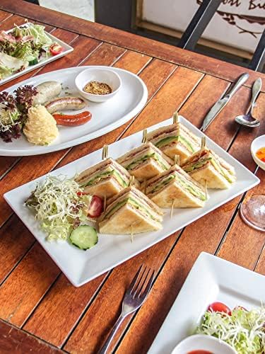 DOWAN 14" Serving Trays, Serving Platters, Ceramic Serving Platters