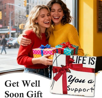 Get Well Gifts for Women, Warm Hug/Healing Blanket Throw 60"x50"