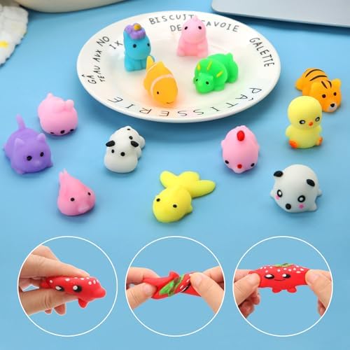 30 Pack Squishy Toys, Kawaii Squishies Party Favors for Kids 4-8 8-12