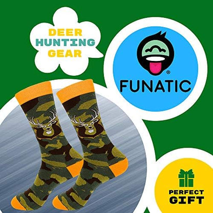 FUNATIC Funny Outdoor Themed Socks for Men Women - Nature and Sports