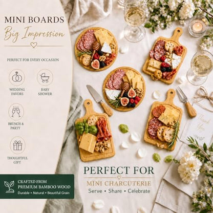 Maxcheck 1 Set Baby Shower Wedding Cheese Board Gifts for Guests