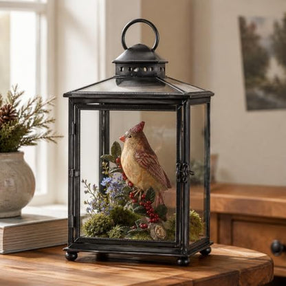Braxio Bird Figurines Home Decor – Resin Red Cardinal Figurine on