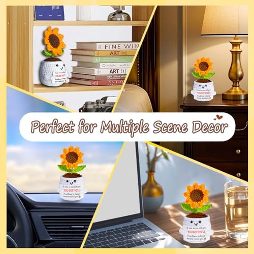 Get Well Gifts for Women Men, Inspirational Positive Sunflower