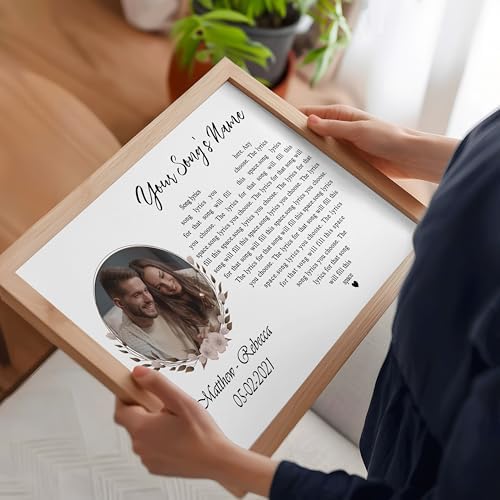 H-DEWALL Customized Song Lyrics Poster Family Portrait Gifts For