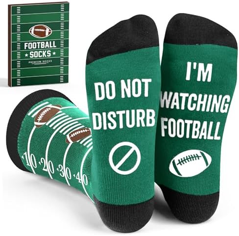 Funny Socks For Men - Cool Mens Football Socks, Sports Stocking