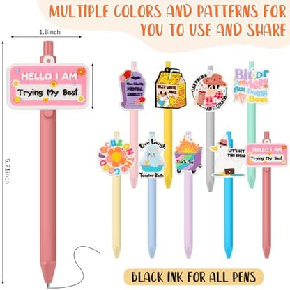 ReliThick 36 Pcs Funny Teacher Pens Office Coworker Appreciation Gifts