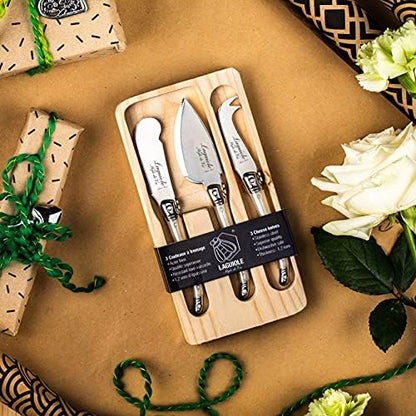 Laguiole Style de Vie Cheese knife set - Premium Line cheese knives