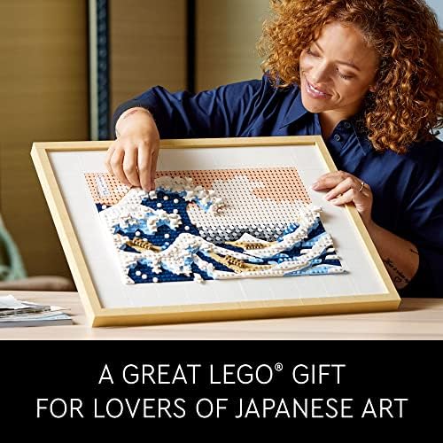 LEGO Art Hokusai The Great Wave Framed Japanese Wall Art Building Set