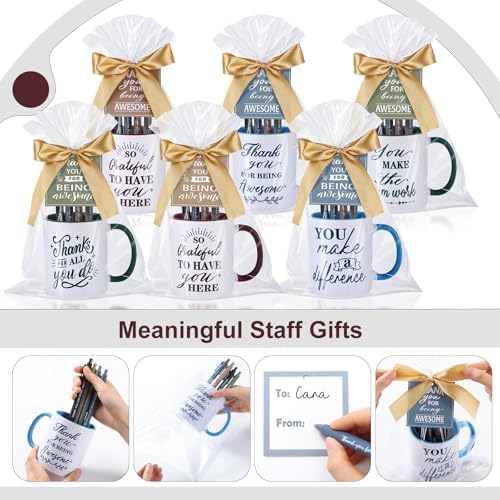 Baderke Employee Appreciation Gifts, 6 Set, Blue Green Brown, Classic