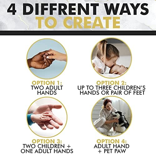 Crafts North Hand Casting DIY Kit for Couples | Complete kit with