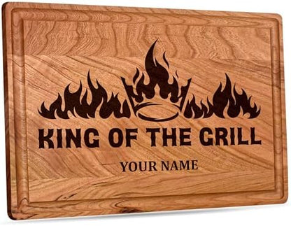 Personalized Cutting Board for Men, Custom Cutting Board Wood Engraved